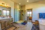 You have your own master bathroom.